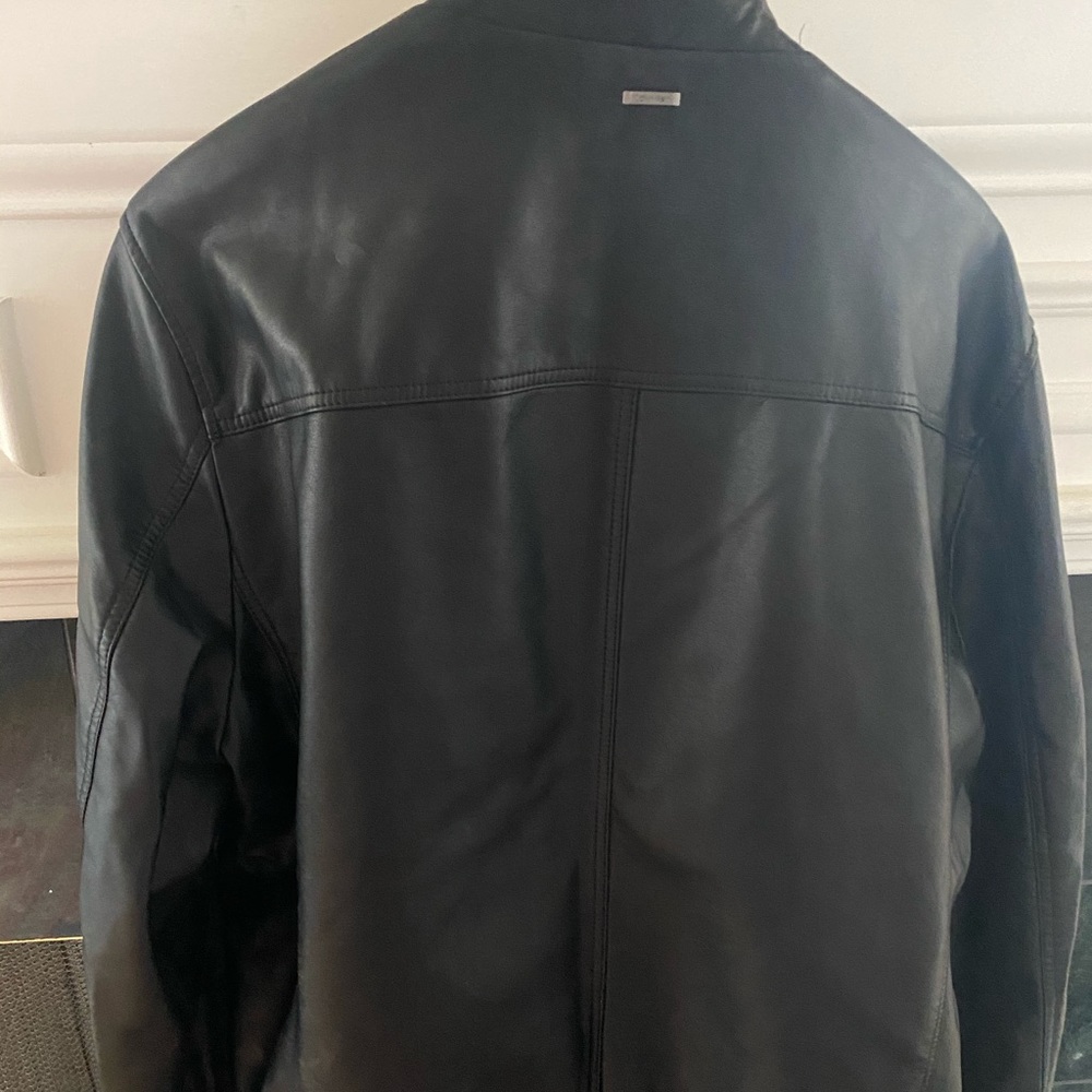 Calvin Klein Leather Jacket - Picture 4 of 5